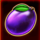 very hot 5 extreme plum symbol icon