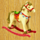 very merry christmas horse symbol icon