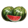 victory coins watermelons symbol icon