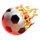 victory kick ball symbol icon