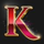 vip branded megaways k symbol icon