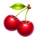 vip crown cherry symbol icon
