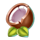 volcanic wilds coconut half symbol icon