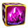 volcano explosive dice purple dice symbol icon