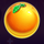 volcano fruits orange symbol icon