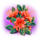 volcano goddess flowers symbol icon