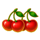 volcano golden coins cherry symbol icon