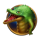 voodoo magic crocodile symbol icon