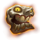 voodoo magic skull symbol icon