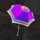 wacky waves umbrella symbol icon