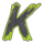 walkers k symbol icon