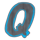 walkers q symbol icon