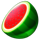 wandering wild dice half watermelon symbol icon