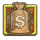 wanted dead or a wild dollar symbol icon