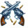 wanted unusual suspects guns symbol icon