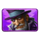 werewolf hour purple wizard symbol icon
