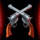 western gold guns symbol icon