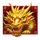 wheel of happiness dragon head symbol icon