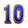 wheel of happiness number 10 symbol icon