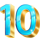 wheel of luck hold and win 10 symbol icon