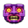 wheel of mictlan purple mask symbol icon
