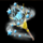 white wizard deluxe wand symbol icon