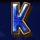 wild adventure k symbol icon