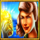 wild adventure woman symbol icon