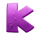 wild antics k symbol icon
