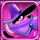 wild beans purple star symbol icon