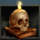 wild blood 2 skull candle symbol icon