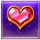 wild booster heart symbol icon