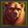 wild buffalo bear symbol icon
