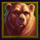 wild buffalo hold n link bear symbol icon