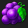 wild cash nine thousand ninety grape symbol icon