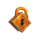 wild chapo 2 orange lock symbol icon