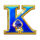wild chicken k symbol icon