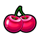 wild classic scatter cherry symbol icon