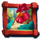 wild cock red chicken symbol icon