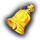 wild easter eggs bell symbol icon