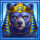 wild egyptian buffalo bear symbol icon