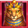 wild egyptian buffalo lion symbol icon