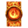 wild elements fire symbol icon