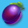 wild fruit jam plum symbol icon