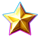 wild fusing star symbol icon