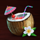 wild hog luau coconut symbol icon