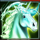 wild horses unicorn symbol icon