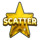 wild hot 40 deluxe scatter symbol icon