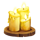 wild luchador candles symbol icon