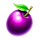 wild million plum symbol icon